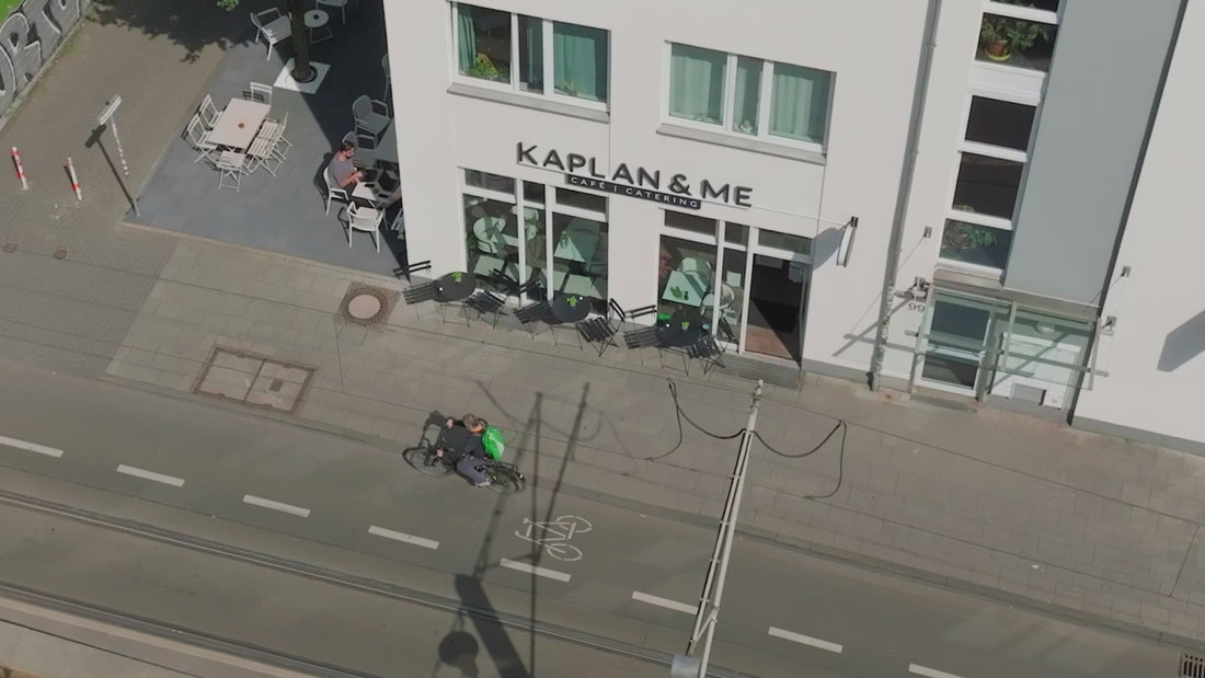 Drohnen Video Café KAPLAN&ME Koeln Zollstock